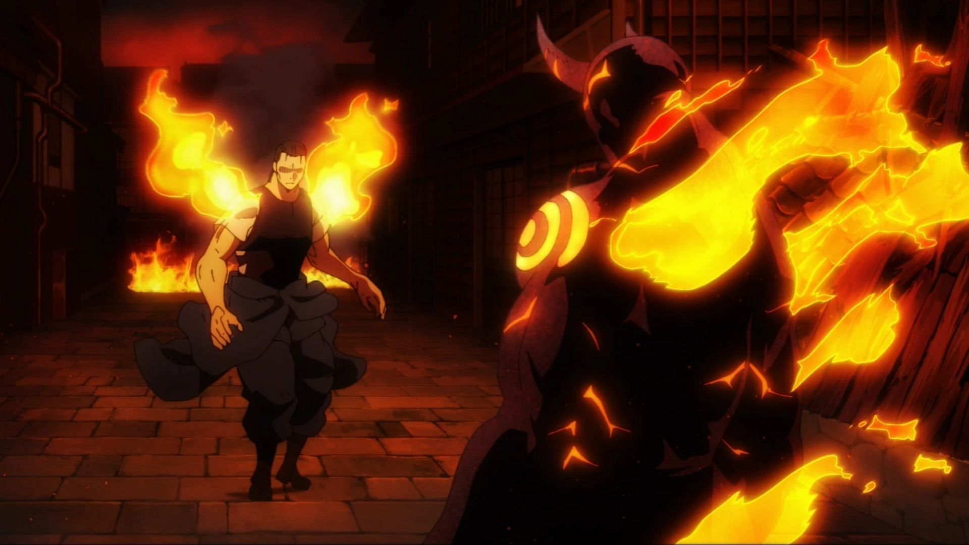 Konro facing off against his Doppelgänger (Image via David Production)